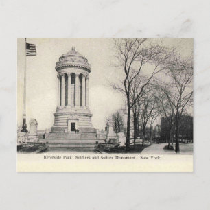 New York, Riverside Park Monument, 1905 Briefkaart