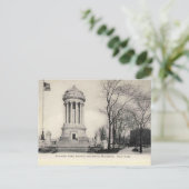 New York, Riverside Park Monument, 1905 Briefkaart (Staand voorkant)