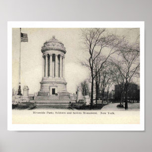 New York, Riverside Park Monument, 1905 Poster