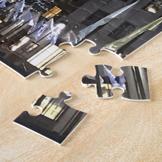 New York Rockefeller Center kerstboom NYC Legpuzzel (Zijkant)