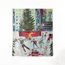 New York Rockefeller center kerstschaatsen