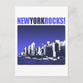 New York Rocks. Briefkaart (Voorkant)