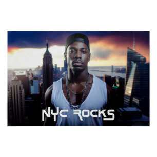 NEW YORK ROCKS - NYC PERFECT POSTER