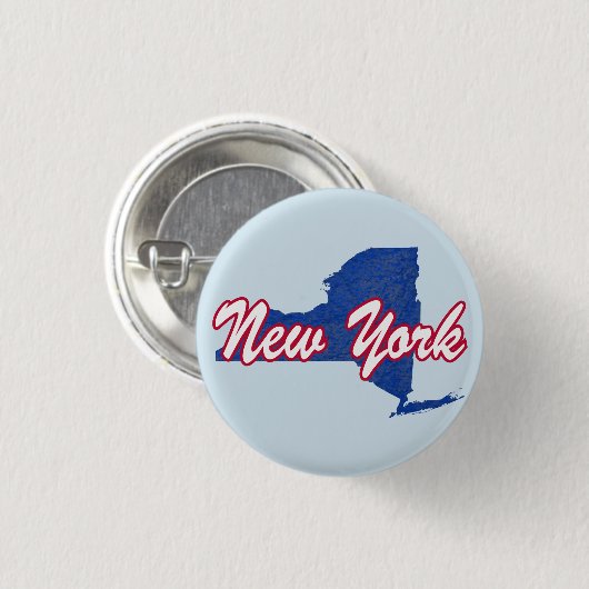 New York Ronde Button 3,2 Cm (Voorkant /achterkant)