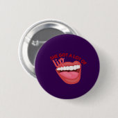 New York Ronde Button 5,7 Cm (Voorkant /achterkant)
