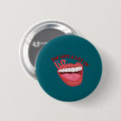 New York Ronde Button 5,7 Cm (Voorkant /achterkant)