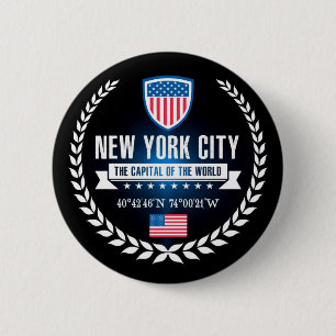New York Ronde Button 5,7 Cm