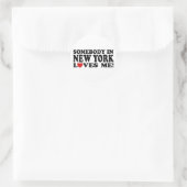 New York Ronde Sticker (Tas)