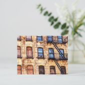 New York Rustic Building Briefkaart (Staand voorkant)