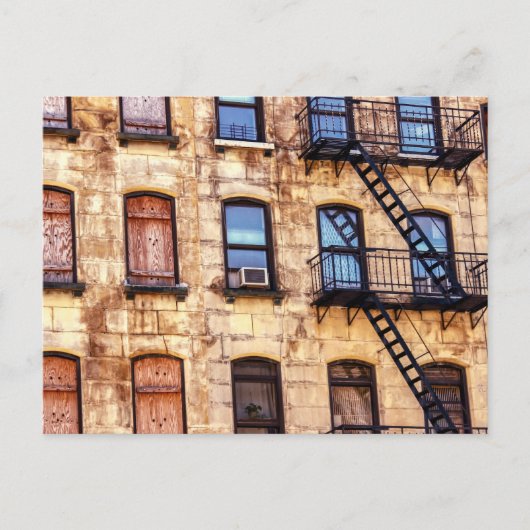 New York Rustic Building Briefkaart (Voorkant)