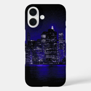 New York 's nachts iPhone 16 Hoesje