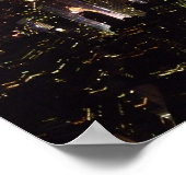 New York 's nachts Poster (Hoek)