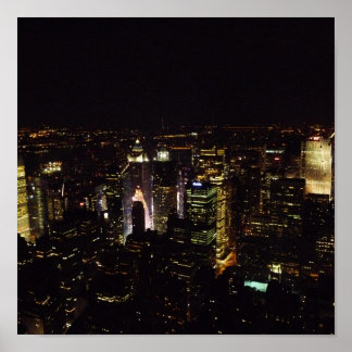 New York 's nachts Poster