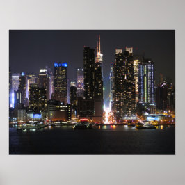New York 's nachts Poster