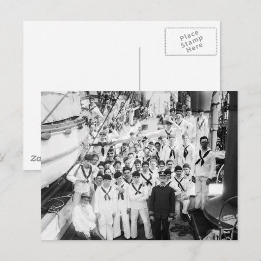 New York Sailor Boys: 1913 Briefkaart (Voorkant / Achterkant)