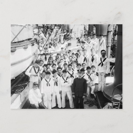 New York Sailor Boys: 1913 Briefkaart (Voorkant)