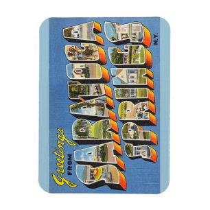 New York, Saratoga Springs Magnet Magneet