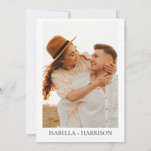 New York Save the Date Template Kaart (Achterkant)