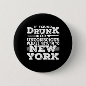 New York Sayings Funny Ny  Ronde Button 5,7 Cm (Voorkant)