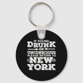 New York Sayings Funny Ny  Sleutelhanger (Voorkant)