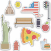 New York Set Pack Sticker (Voorkant)