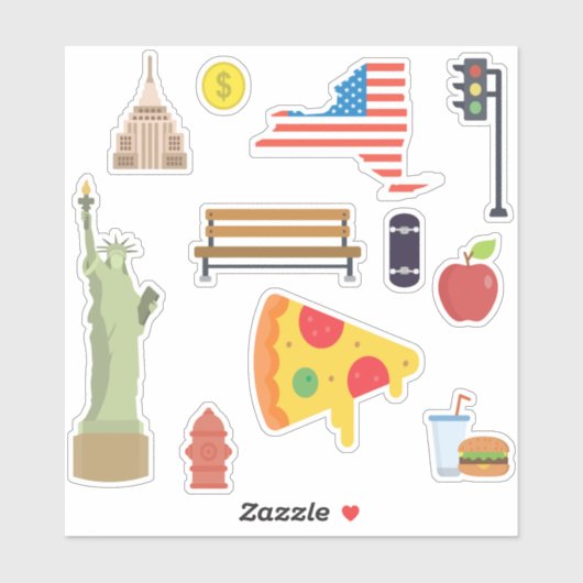 New York Set Pack Sticker (Vel)