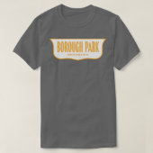  New York Shield Borough Park Brooklyn T-shirt (Design voorkant)