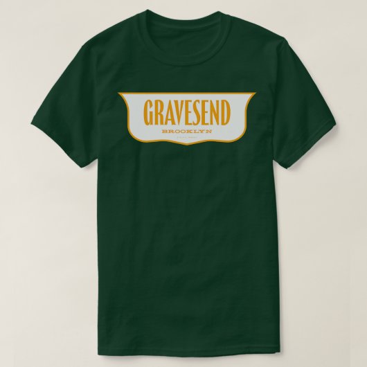  New York Shield Gravesend Brooklyn T-shirt (Design voorkant)