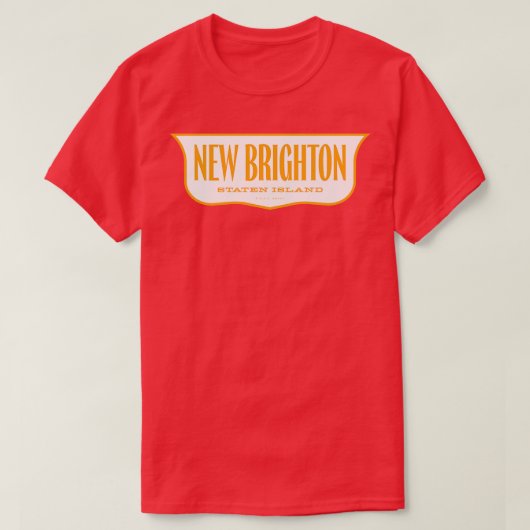 New York Shield New Brighton Staten Island T-shirt (Design voorkant)