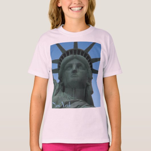 New York Shirt Kind Vrijheidsbeeld NYC T-shirt (Voorkant)