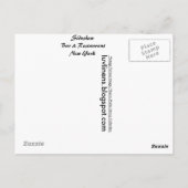New York, Sideshow Bar en Restaurant Briefkaart (Achterkant)
