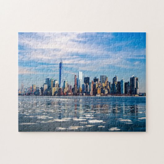 New York Silhouet. Legpuzzel (Horizontaal)
