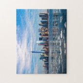New York Silhouet. Legpuzzel (Verticaal)