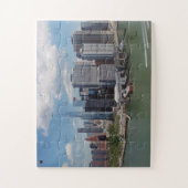 New York silhouet Legpuzzel (Verticaal)