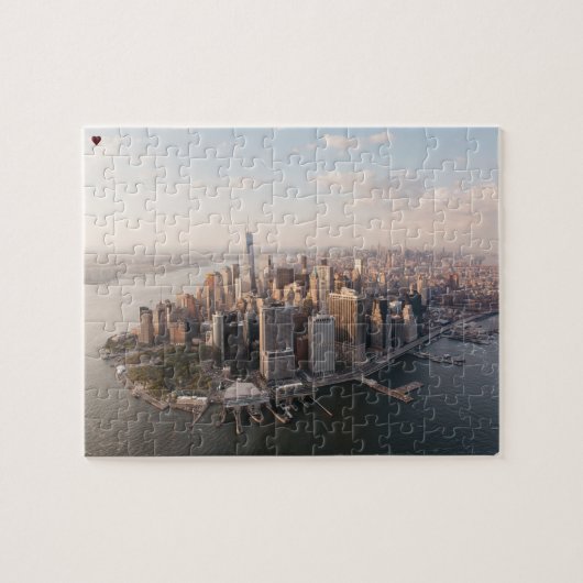 New York silhouet Legpuzzel (Horizontaal)