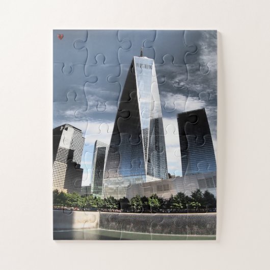 New York silhouet Legpuzzel (Verticaal)