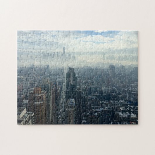 New York Silhouet. Legpuzzel (Horizontaal)