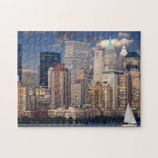 New York Silhouet. Legpuzzel (Horizontaal)