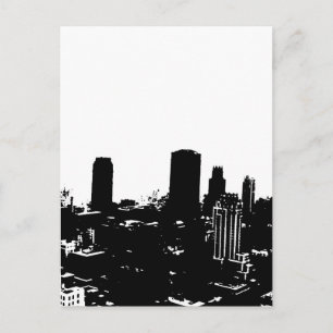 New York Silhouette Briefkaart
