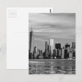 New York Silhouette Briefkaart (Voorkant / Achterkant)