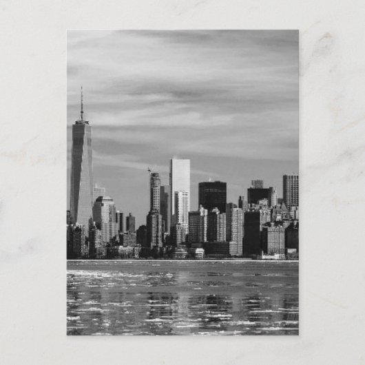 New York Silhouette Briefkaart (Voorkant)