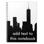 New York Silhouette Notitieboek (Voorkant)