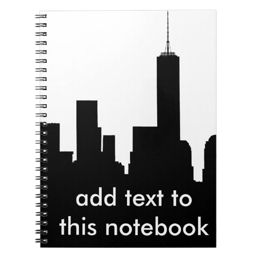 New York Silhouette Notitieboek (Voorkant)