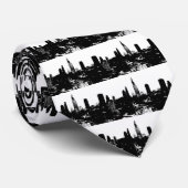 New York Silhouette Stropdas (Opgerold)