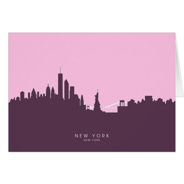 New York Skyline (Voorkant Horizontaal)