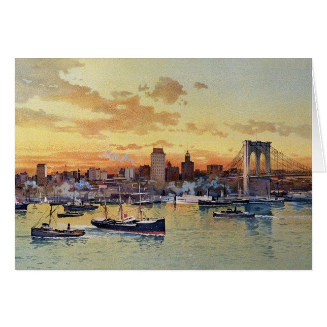 NEW YORK SKYLINE 1896 (Voorkant Horizontaal)