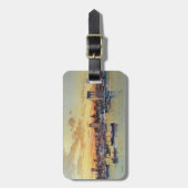 NEW YORK SKYLINE 1896 BAGAGELABEL (Voorkant verticaal)