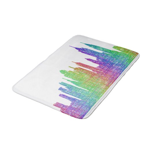 New York skyline Badmat (Gekanteld)