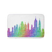 New York skyline Badmat (Voorkant)