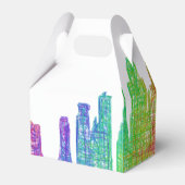 New York skyline Bedankdoosjes (Achterkant)